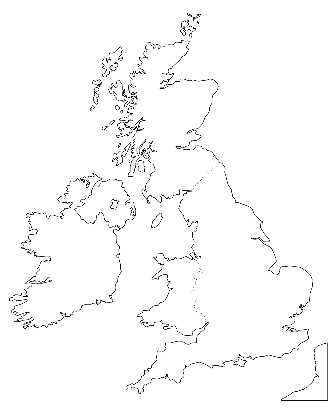 uk map coloring pages - photo #16